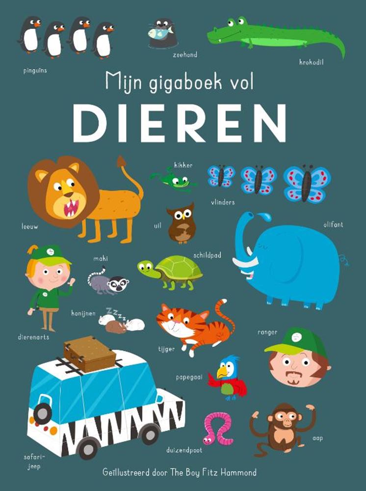 Load image into Gallery viewer, Rebo publishers mijn gigaboek vol dieren 0+