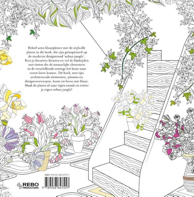Load image into Gallery viewer, Kleurboek: urban jungle volwassene