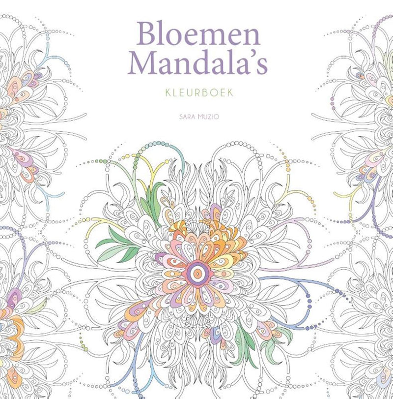 Load image into Gallery viewer, Kleurboek: bloemen mandala's volwassene
