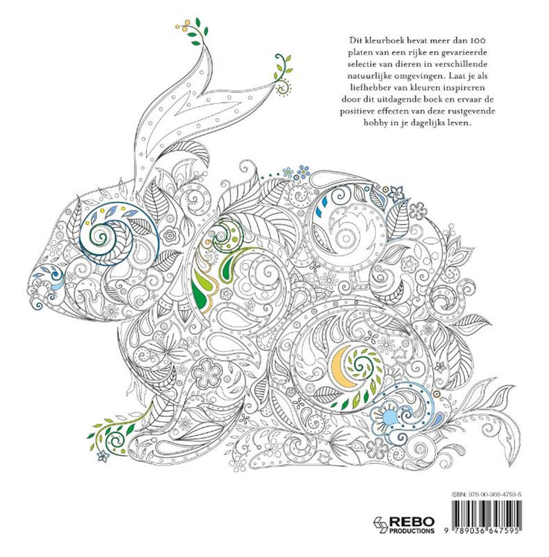 Load image into Gallery viewer, Kleurboek: animal fantasy volwassene