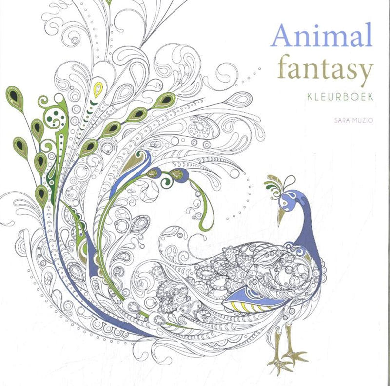 Load image into Gallery viewer, Kleurboek: animal fantasy volwassene