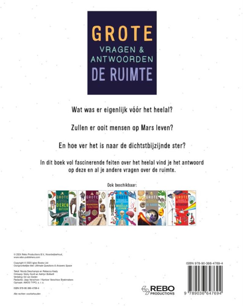 Load image into Gallery viewer, De ruimte - grote vragen antwoorden 7+