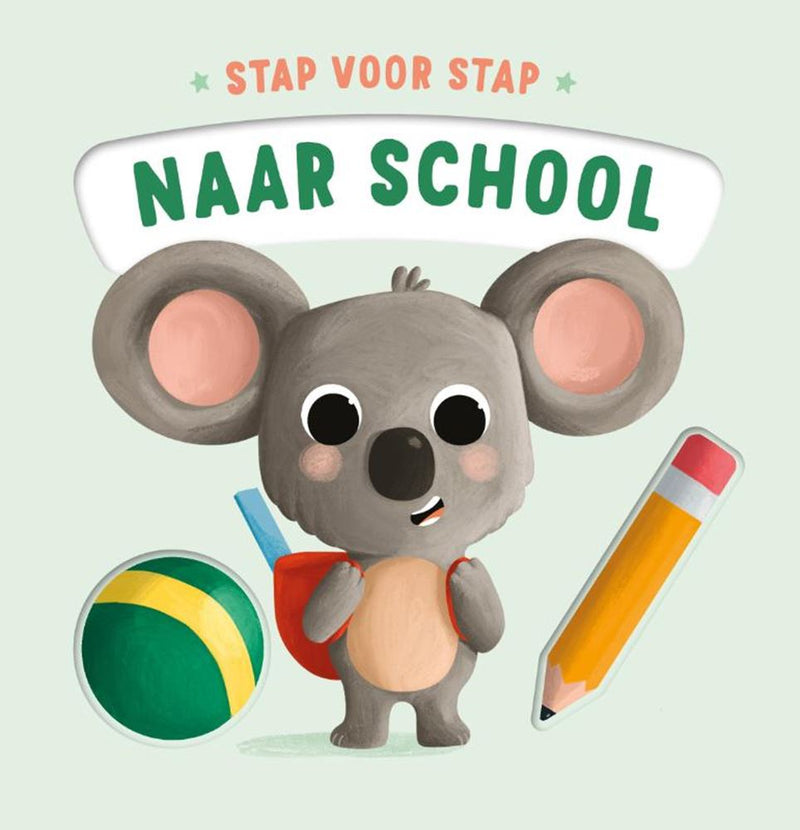 Load image into Gallery viewer, Rebo publishers naar school - stap voor stap kartonboekje