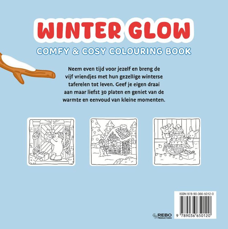 Load image into Gallery viewer, Rebo publishers winter glow - comfy cosy kleurboek