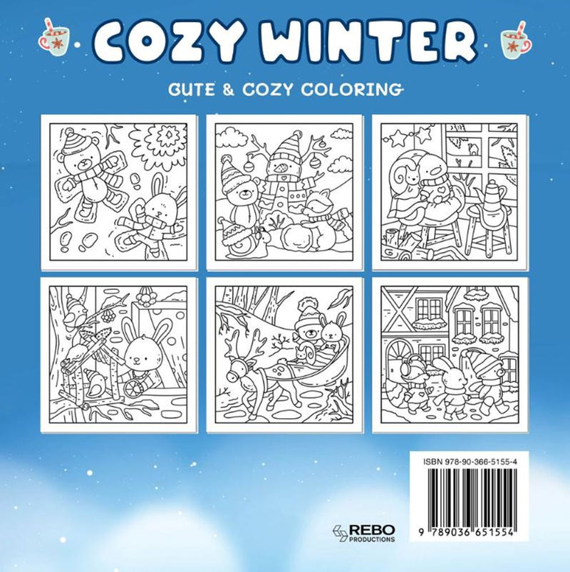 Load image into Gallery viewer, Cozy winter - cute cozy coloring. 6+