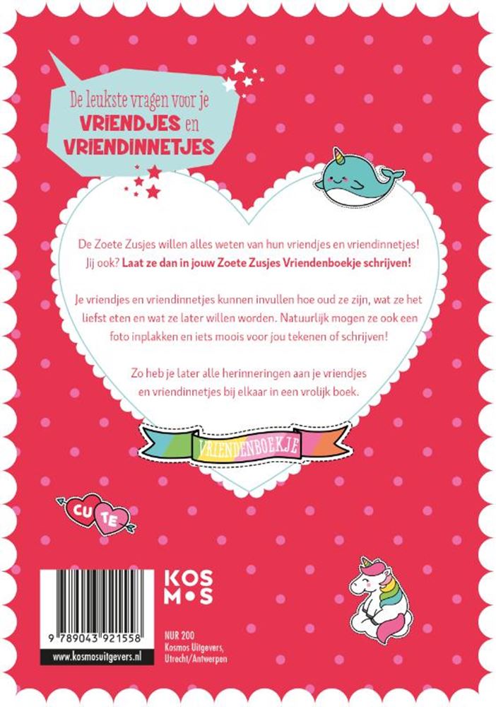 Load image into Gallery viewer, Centraal boekhuis de zoete zusjes vriendenboek