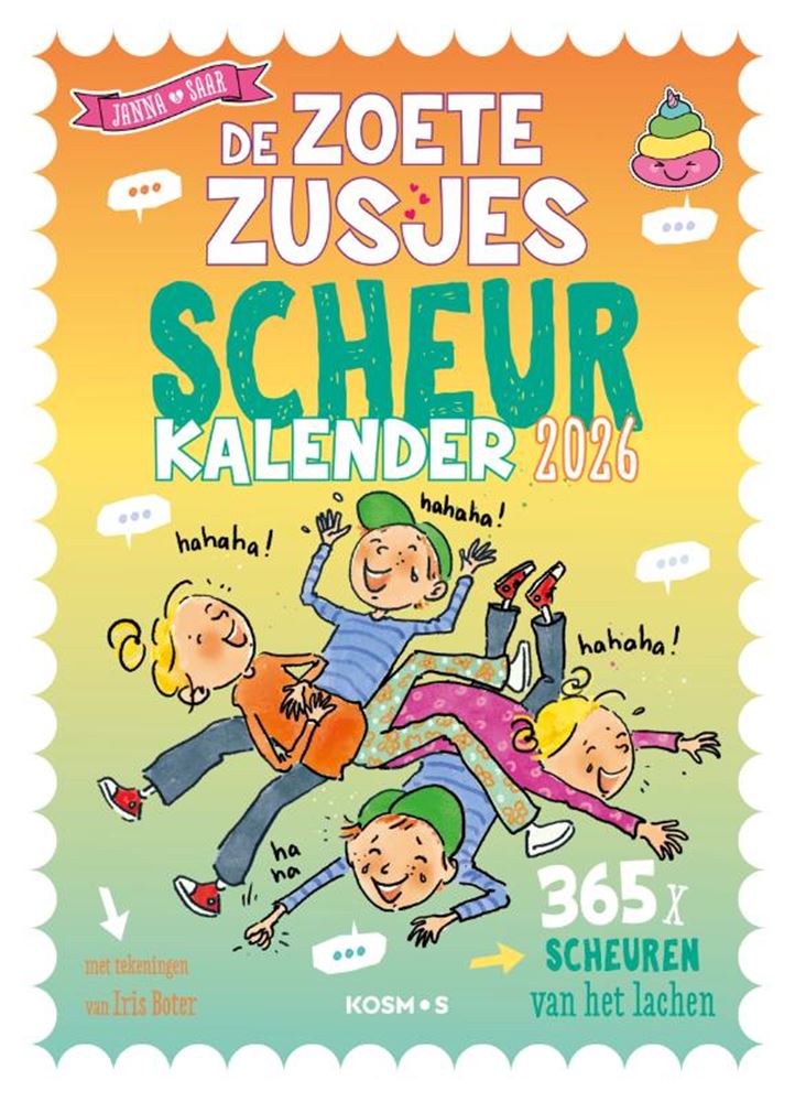 Load image into Gallery viewer, De zoete zusjes moppenscheurkalender. 6+