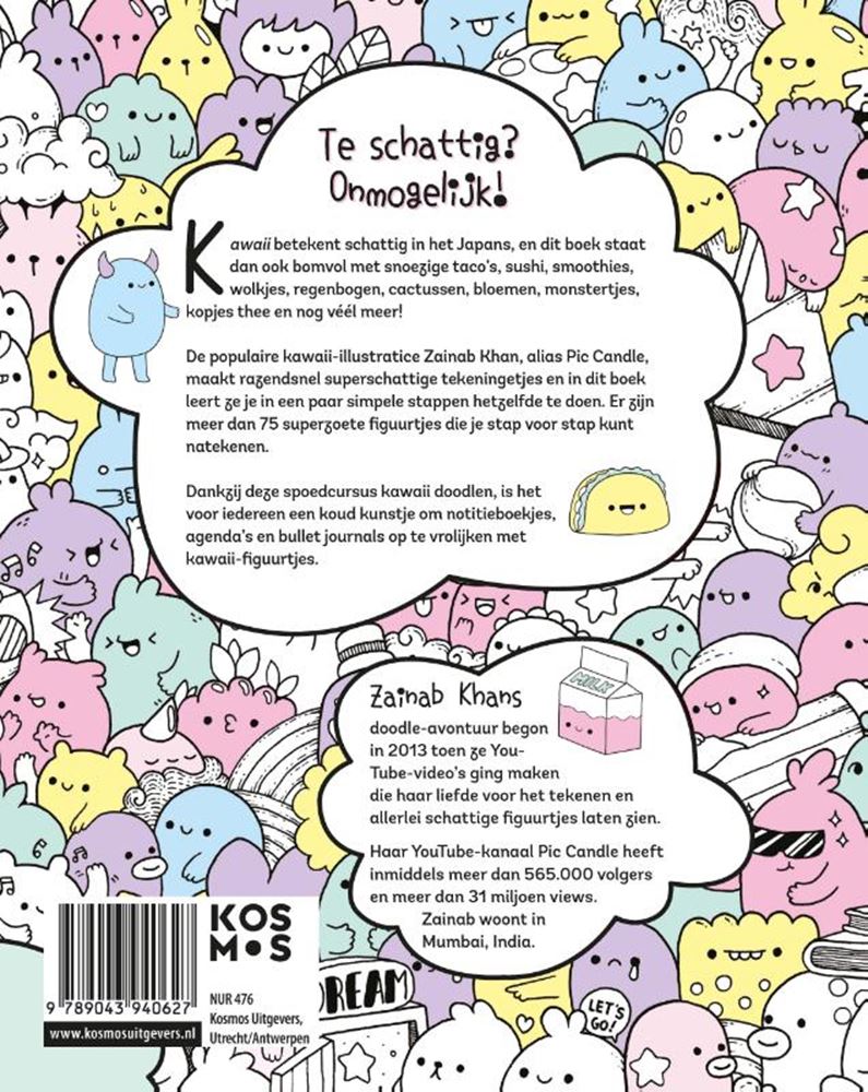 Load image into Gallery viewer, Kawaii doodles tekenen 5+