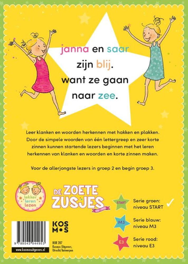 Load image into Gallery viewer, Centraal boekhuis zoete zusjes: de zon en de zee 4+
