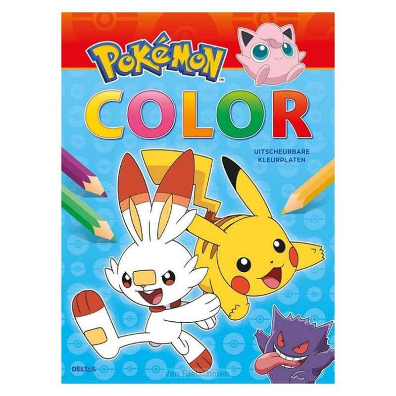 Load image into Gallery viewer, Deltas pokémon color kleurboek