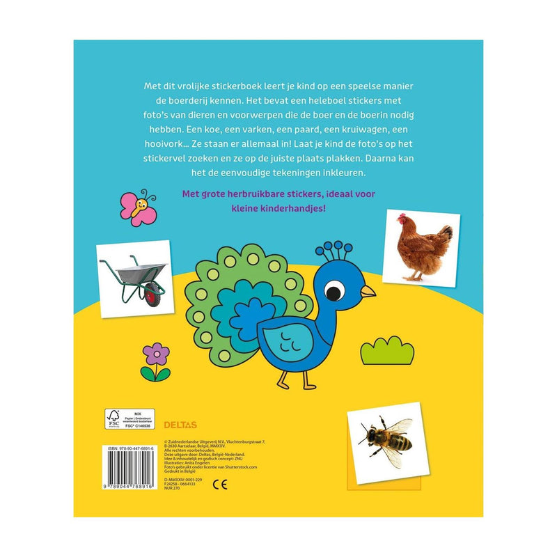 Load image into Gallery viewer, Deltas op de boerderij stickerboek
