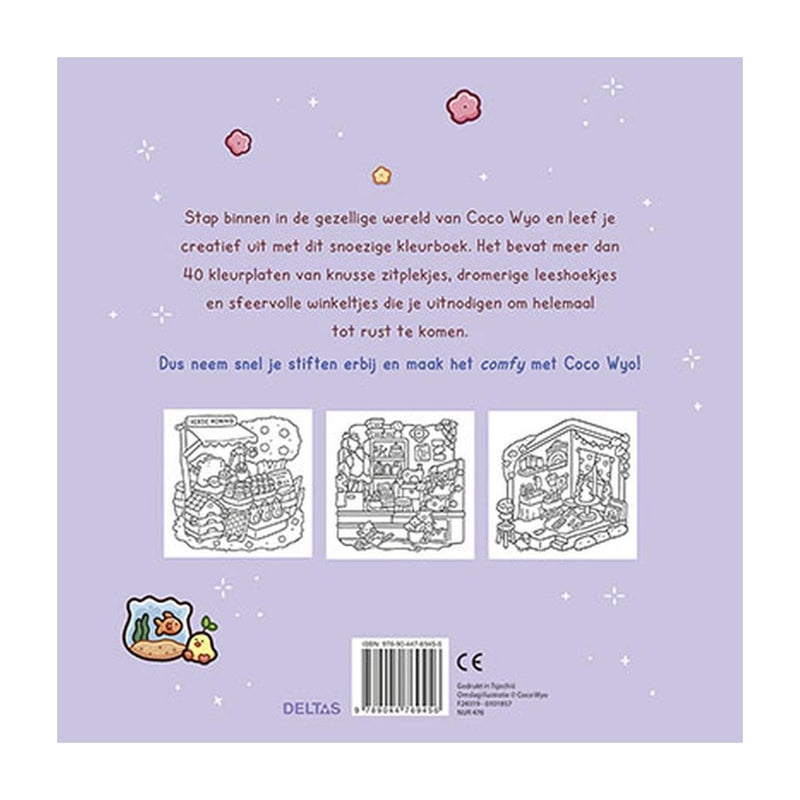 Load image into Gallery viewer, Deltas cozy corner cute comfy kleurboek coco wyo