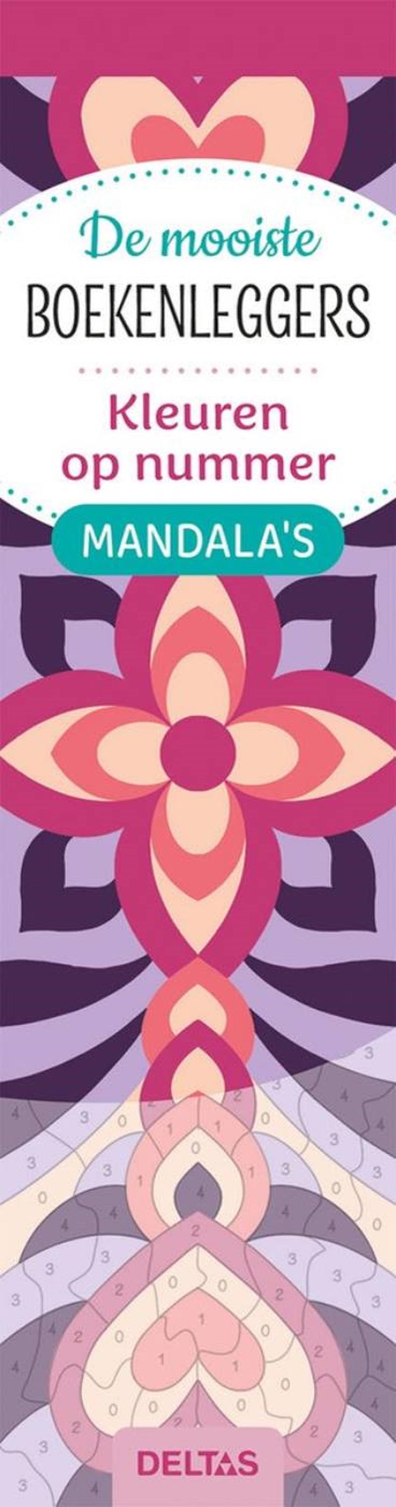 Load image into Gallery viewer, Deltas de mooiste kleurboekenleggers kleuren op nummer mandala's