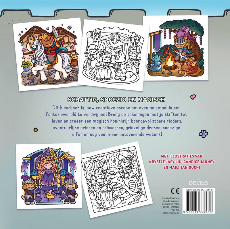 Load image into Gallery viewer, Deltas cozy kingdom - fantasy kleurboek jade summer