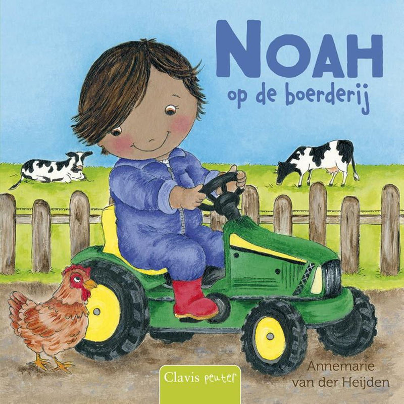 Load image into Gallery viewer, Kartonboek: noah op de boerderij 2+