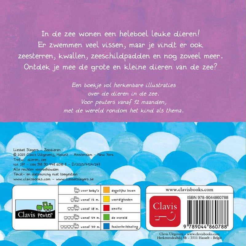 Load image into Gallery viewer, Kartonboek: zeedieren 1+