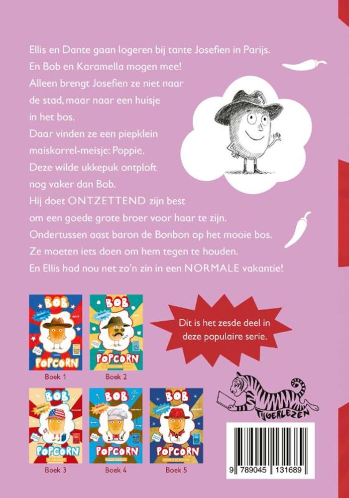 Load image into Gallery viewer, Bob popcorn en pittige poppie 8+