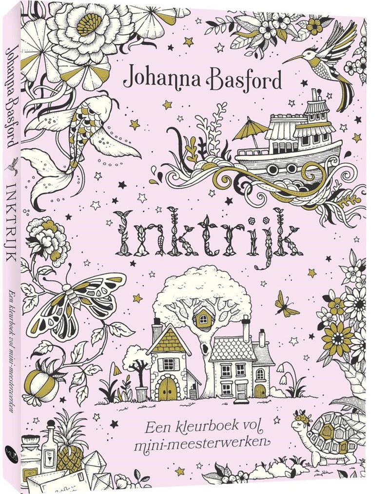 Load image into Gallery viewer, Kluitman mus creatief - inktrijk - johanna basford - een kleurboek vol mini-meesterwerken