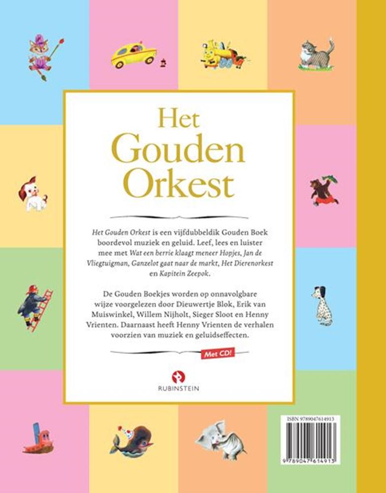 Load image into Gallery viewer, Gb voorlees: gouden orkest (boek+cd)