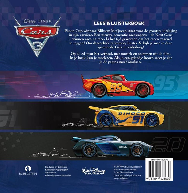 Load image into Gallery viewer, Disney : cars 3 (boek+cd). 3+