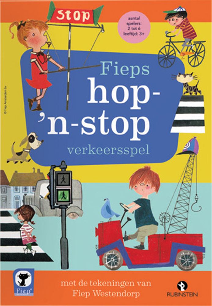 Load image into Gallery viewer, Fiep hop en stop verkeersspel 3+