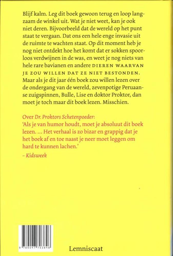 Load image into Gallery viewer, Dr. proktors redt de wereld. 6+