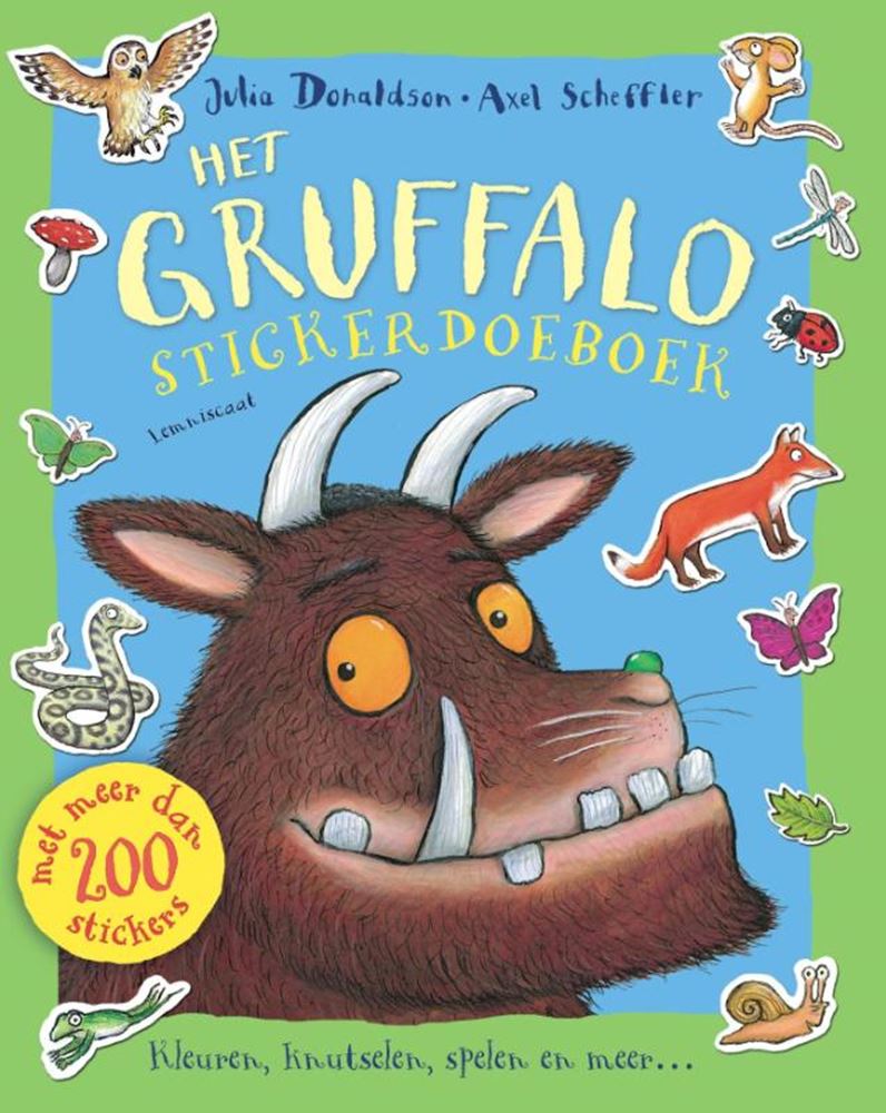 Load image into Gallery viewer, Het gruffalo stickerdoeboek. 4+