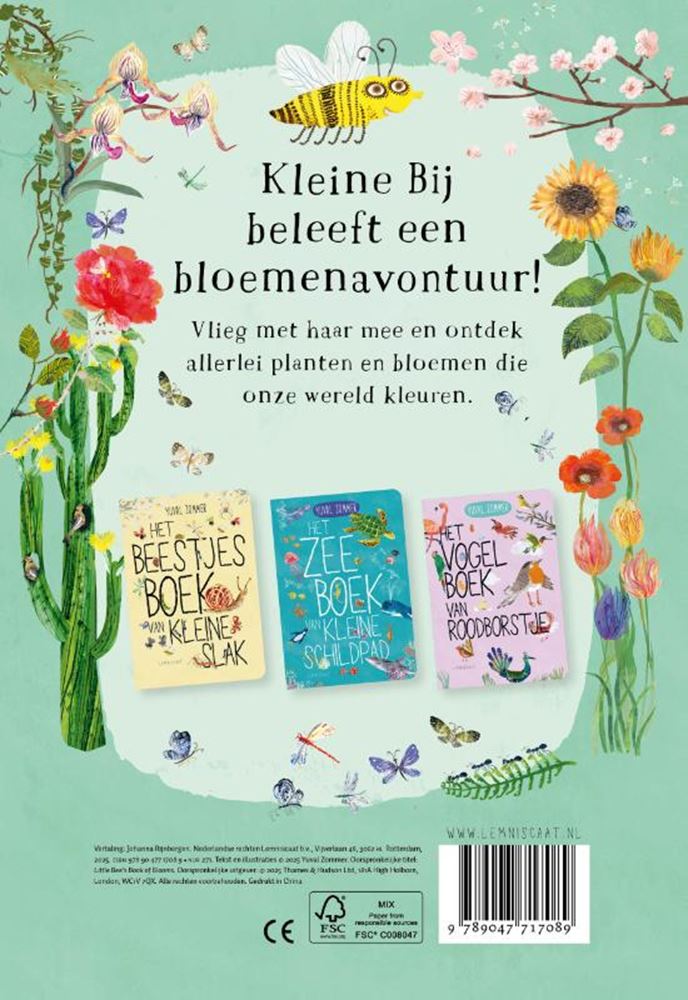 Load image into Gallery viewer, Kartonboehet bloemenboek van kleine bij.