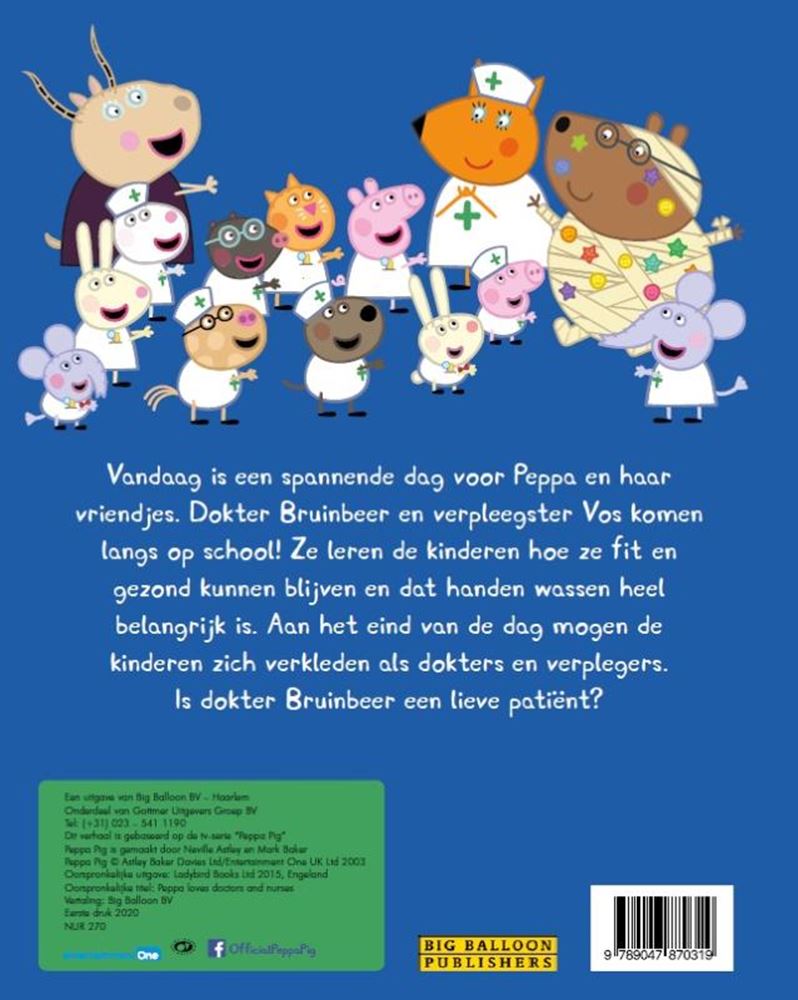 Load image into Gallery viewer, Peppa pig. dokters en verplegers. 3+