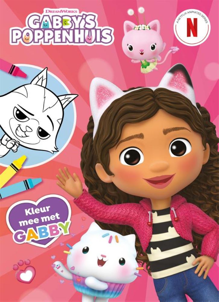 Load image into Gallery viewer, Gottmer uitgevers groep kleurboek: kleur mee met gabby 4+