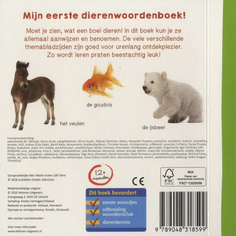 Load image into Gallery viewer, Mijn eerste dierenwoordenboek! 1+