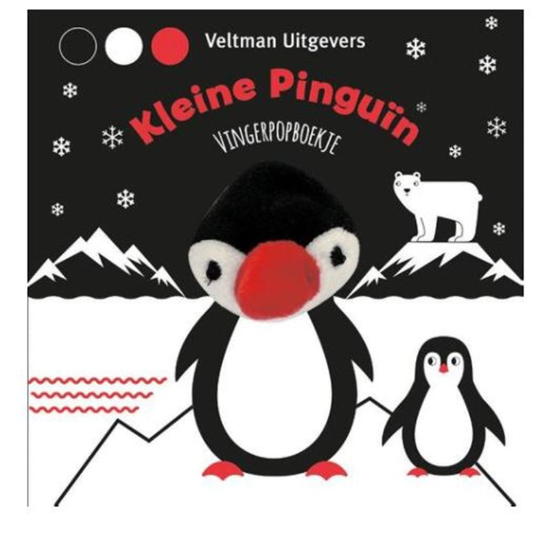 Load image into Gallery viewer, Vingerpopboekje: kleine pinguin. 0+