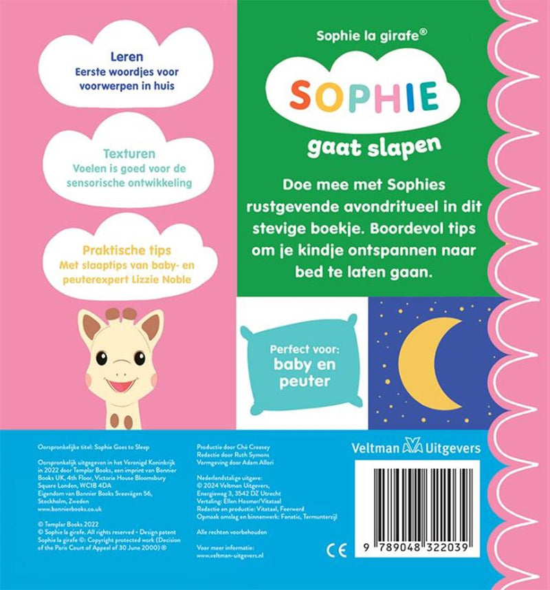 Load image into Gallery viewer, Sophie gaat slapen. kartonboek. 0+