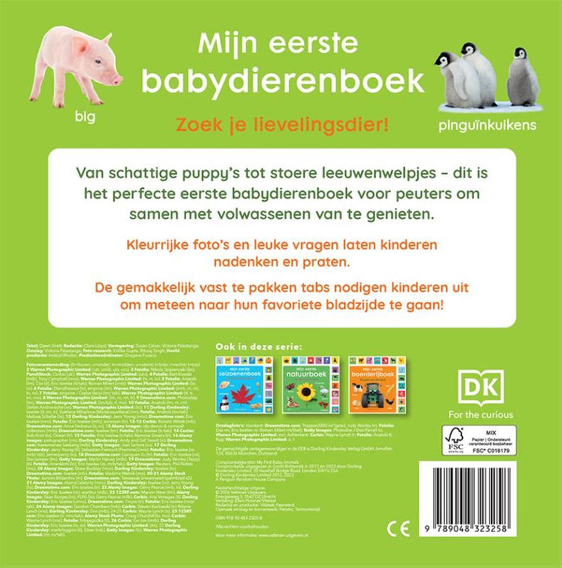Load image into Gallery viewer, Kartonboek mijn eerste babydierenboek 0+