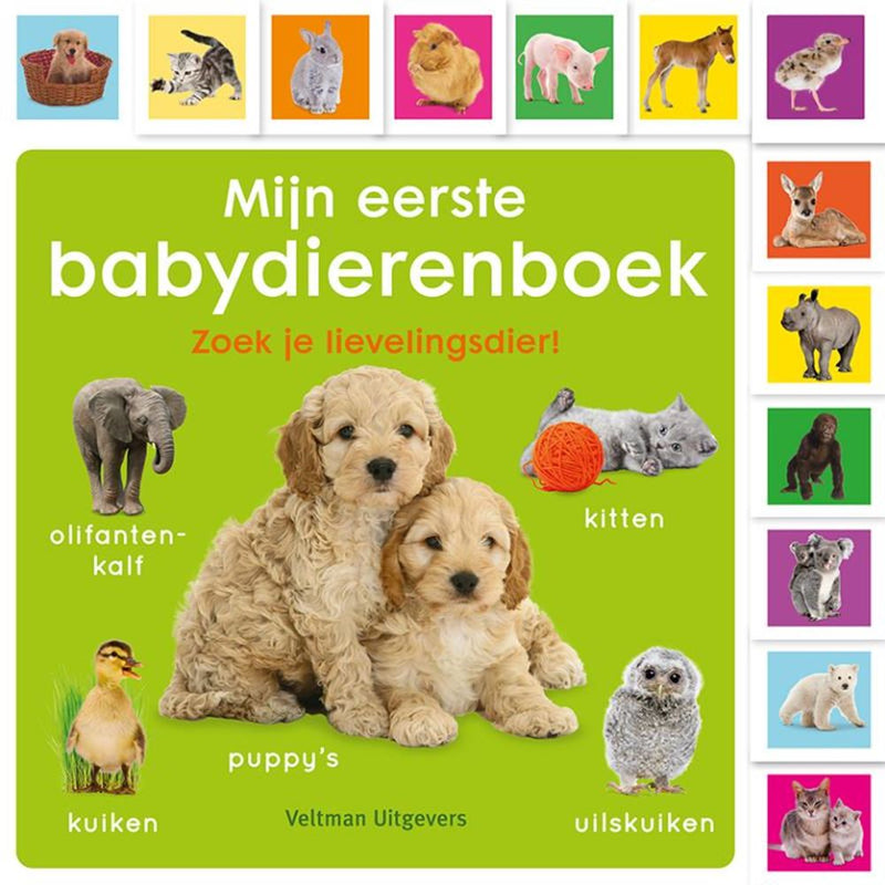 Load image into Gallery viewer, Kartonboek mijn eerste babydierenboek 0+