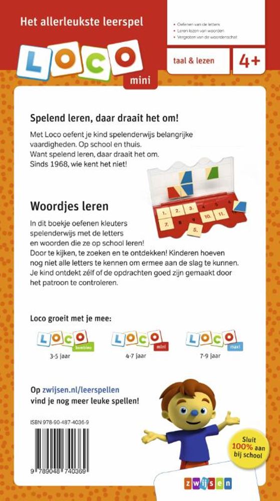 Load image into Gallery viewer, Wpg uitgevers mini loco - rompompom ik leer woordjes (4-6 jaar)