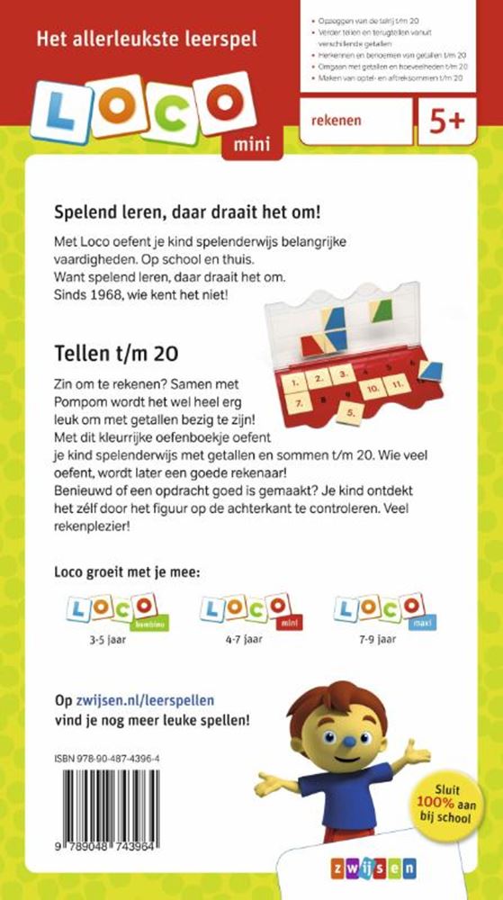Load image into Gallery viewer, Loco mini rompompom. ik leer tellen t m