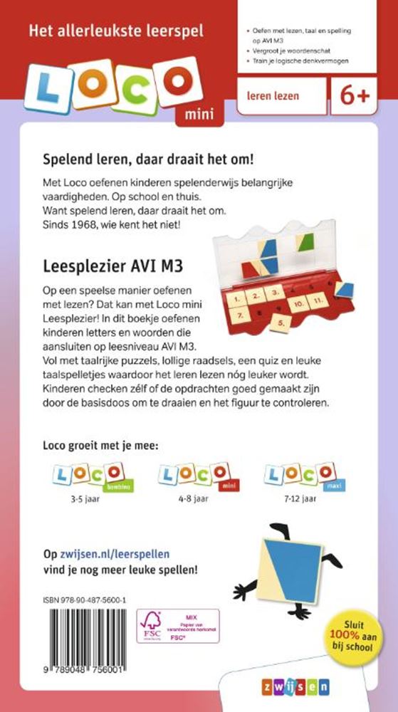 Load image into Gallery viewer, Wpg uitgevers loco mini leesplezier avi m3 6+