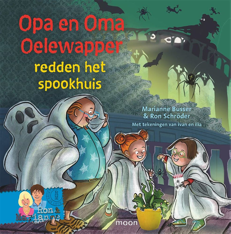 Load image into Gallery viewer, Opa en oma oelewapper in het spookhuis.