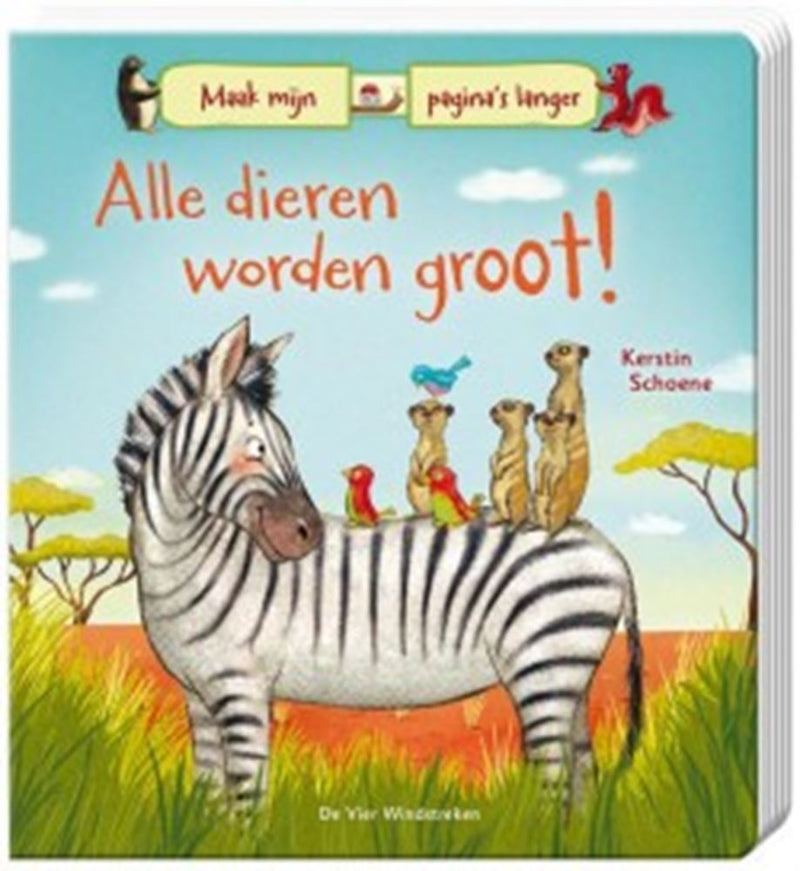 Load image into Gallery viewer, Alle dieren worden groot (uitschuifboek)