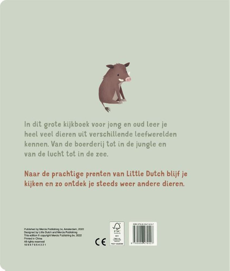 Load image into Gallery viewer, Little dutch dierenboek kartonboekje. 1+