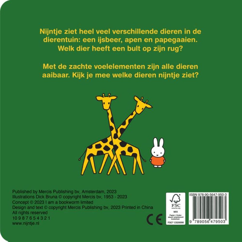 Load image into Gallery viewer, Centraal boekhuis voelboek, met nijntje naar de dierentuin
