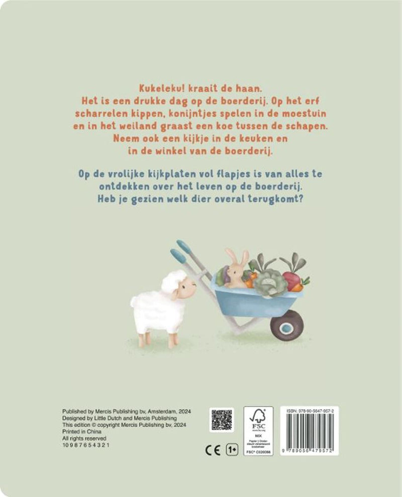 Load image into Gallery viewer, Little dutcmijn flapjesboek boerderij 2+