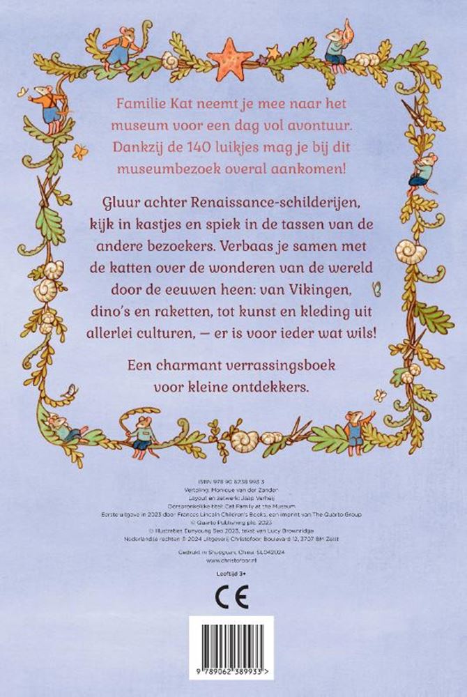 Load image into Gallery viewer, Familie kat in het museum 6+