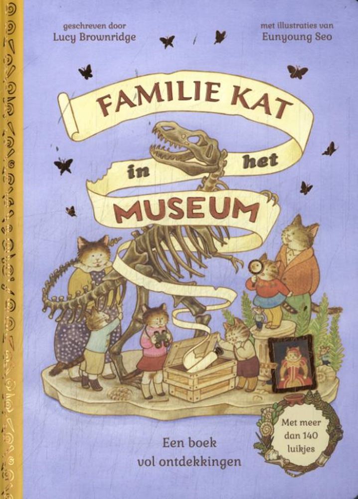 Load image into Gallery viewer, Familie kat in het museum 6+