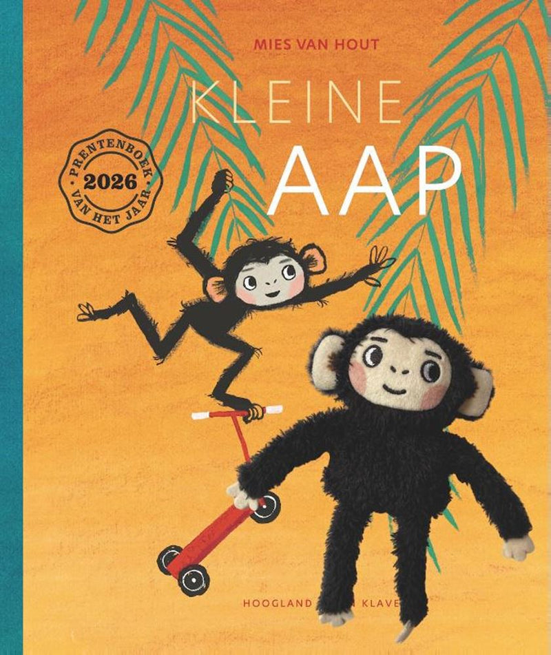 Load image into Gallery viewer, Kleine aap met knuffel. 4+