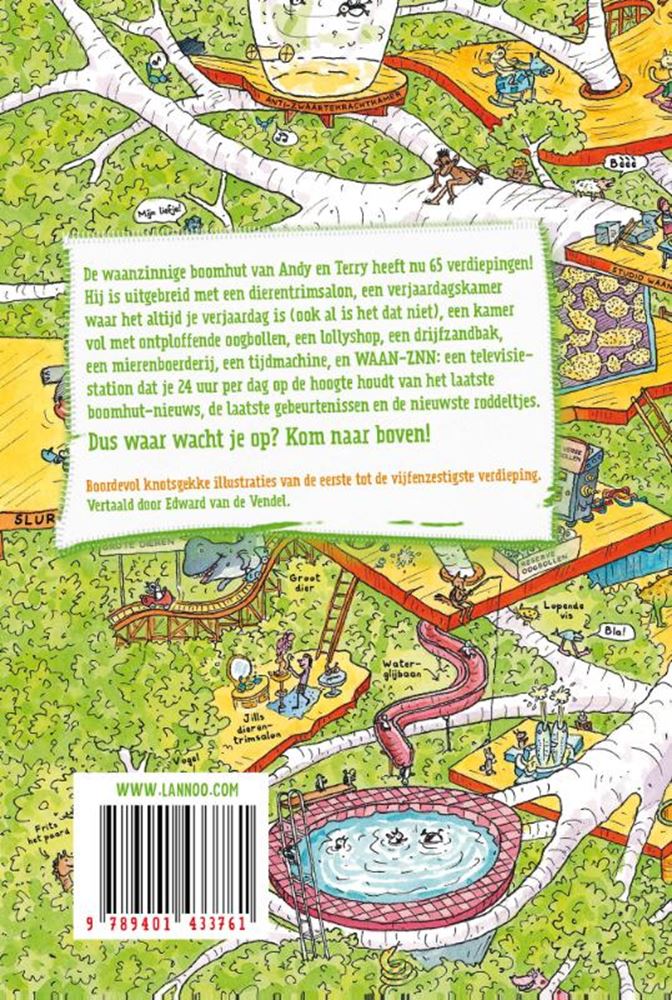 Load image into Gallery viewer, Centraal boekhuis de waanzinnige boomhut van 65 verdiepingen