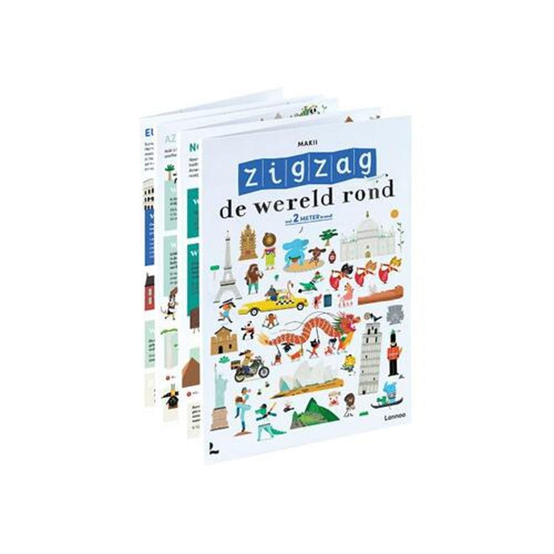 Load image into Gallery viewer, Zigzag- de wereld rond. 6+
