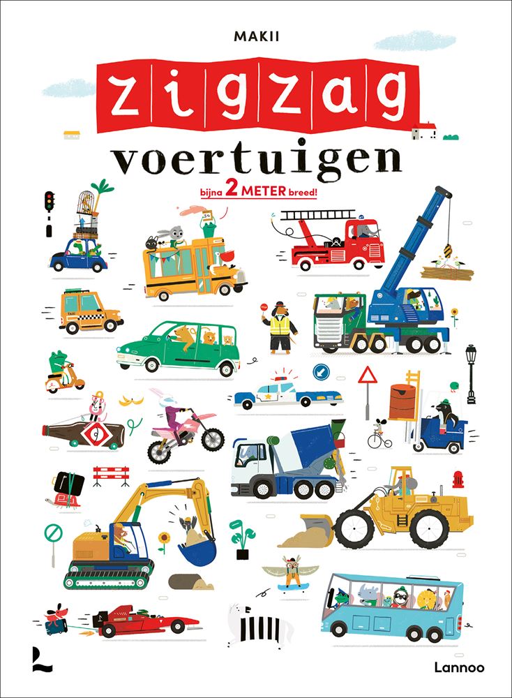 Load image into Gallery viewer, Zigzag- voertuigen bijna 2 meter breed.