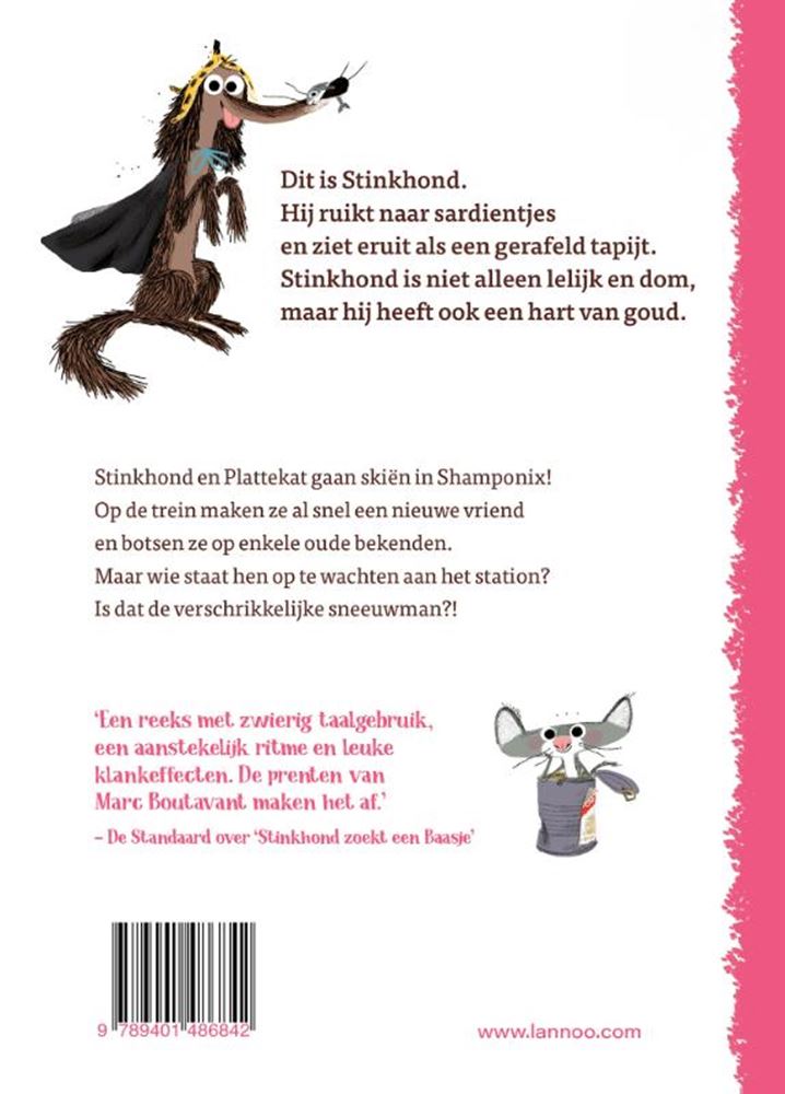 Load image into Gallery viewer, Stinkhond in de sneeuw. 6+